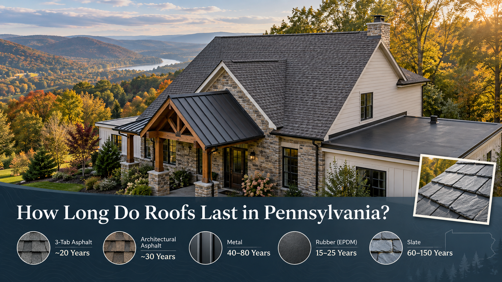 How Long Do Roofs Last in Pennsylvania? (By Material)